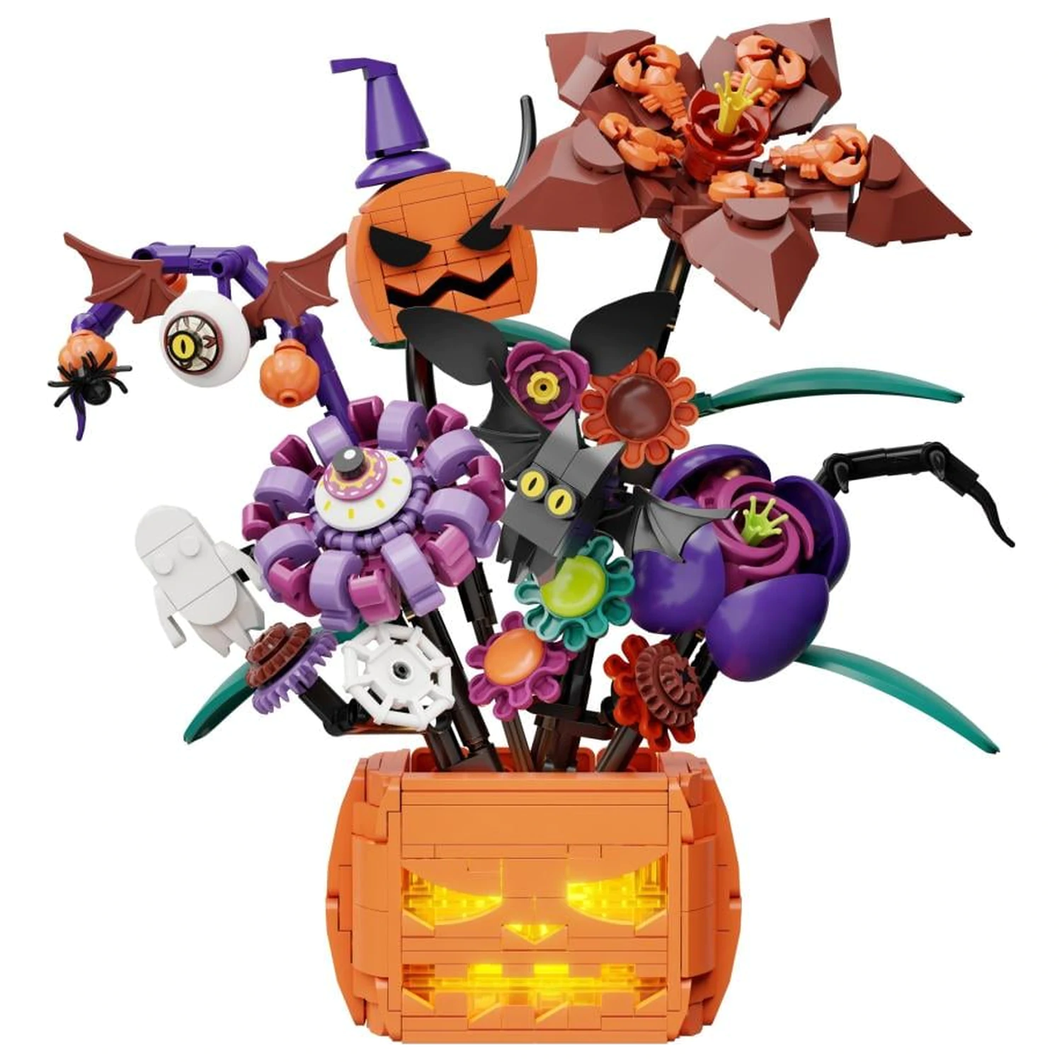 PANTASY Midnight Pumpkin Bouquet Klemmbausteine 570 Stk. Produktfoto