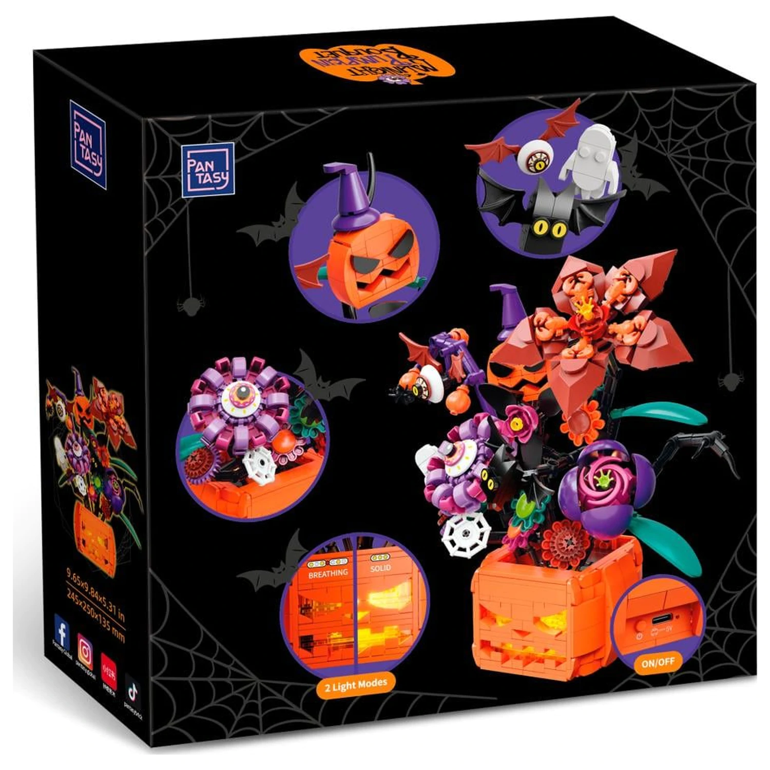 PANTASY Midnight Pumpkin Bouquet Klemmbausteine 570 Stk. Produktfoto
