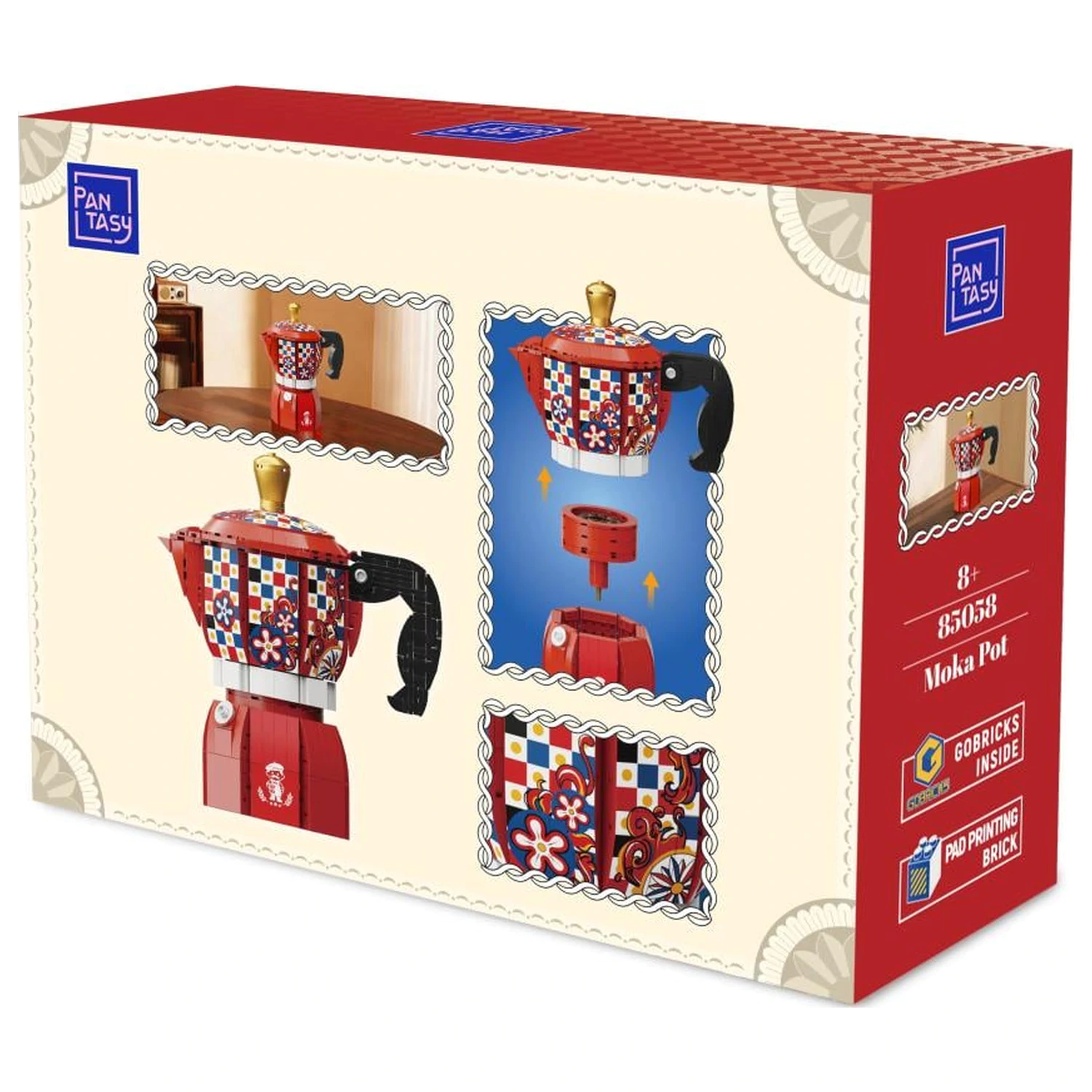 Pantasy Moka Pot Bausteine 533 Teile Produktfoto