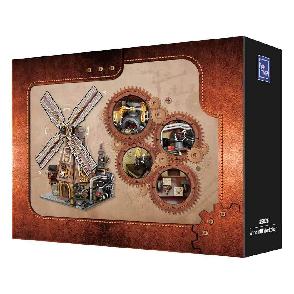 Pantasy Original Bauset Steampunk Windmühle Werkstatt Produktfoto