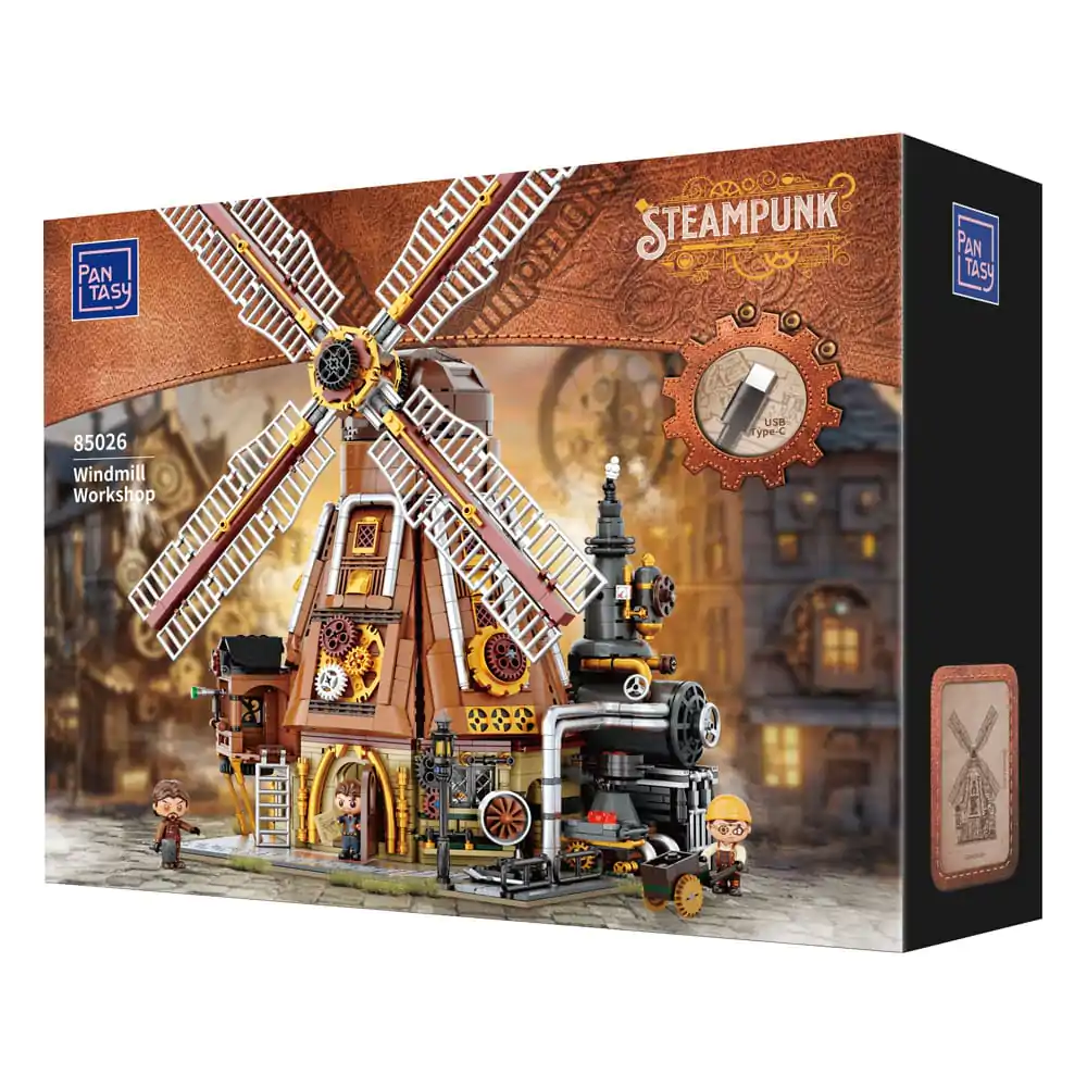 Pantasy Original Bauset Steampunk Windmühle Werkstatt Produktfoto