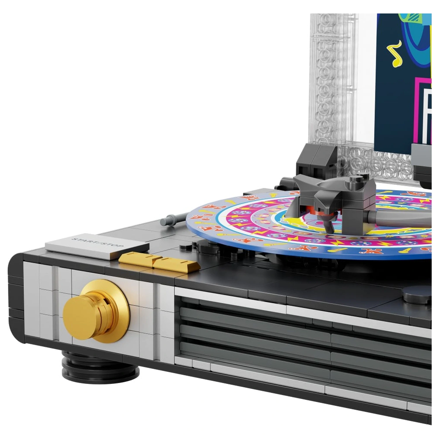 PANTASY Vinyl Plattenspieler Bausteine 607 Teile Produktfoto