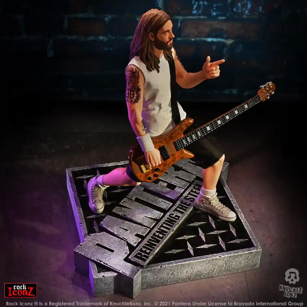 Pantera Rock Iconz Statue Rex Brown (Reinventing the Steel) 22 cm Produktfoto