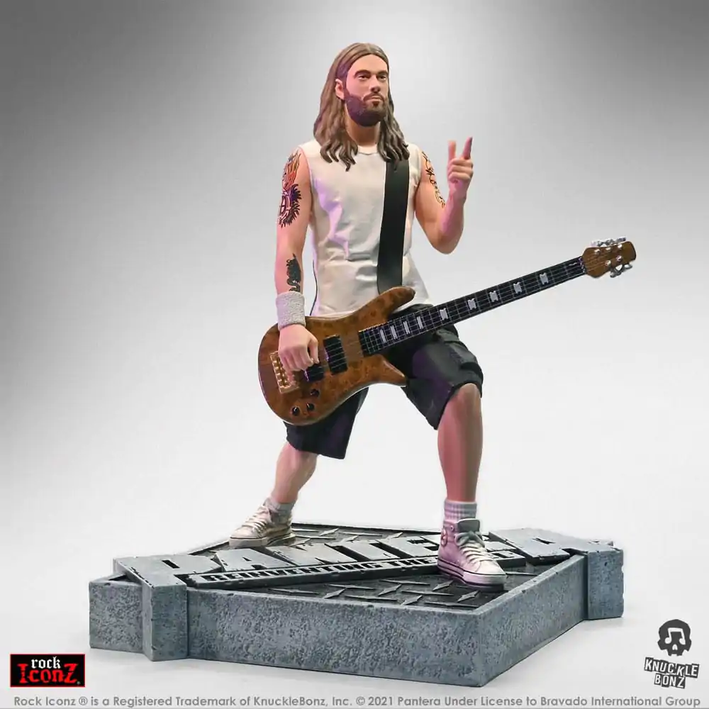 Pantera Rock Iconz Statue Rex Brown (Reinventing the Steel) 22 cm Produktfoto