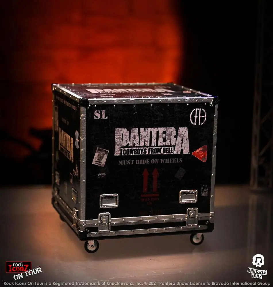 Pantera Rock Ikonz Cowboys From Hell On Tour Road Case Statue & Bühnenhintergrund Set termékfotó