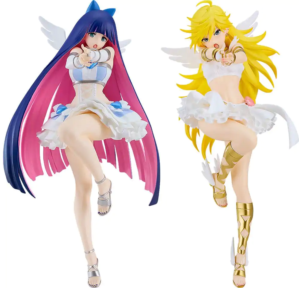 Panty &amp; Stocking with Garterbelt Pop Up Parade PVC Statuen Doppelpack Panty &amp; Stocking Set: Repent Ver. L Größe 21 cm Produktfoto