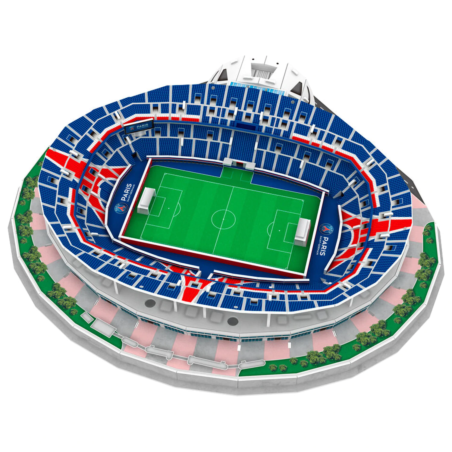 Paris Saint-Germain Princes Park Stadium 3D Puzzle 111 Teile Produktfoto