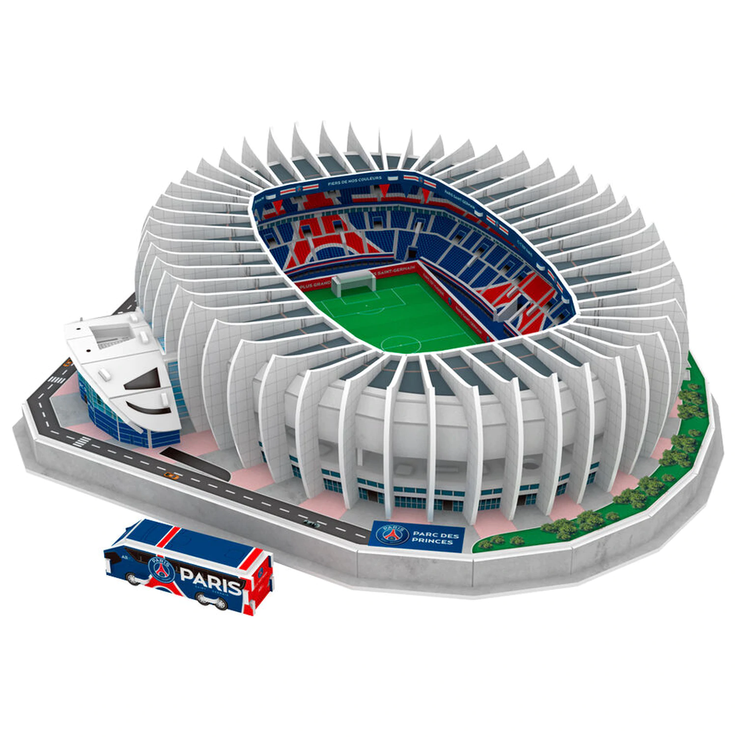 Paris Saint-Germain Princes Park Stadium 3D Puzzle 111 Teile Produktfoto