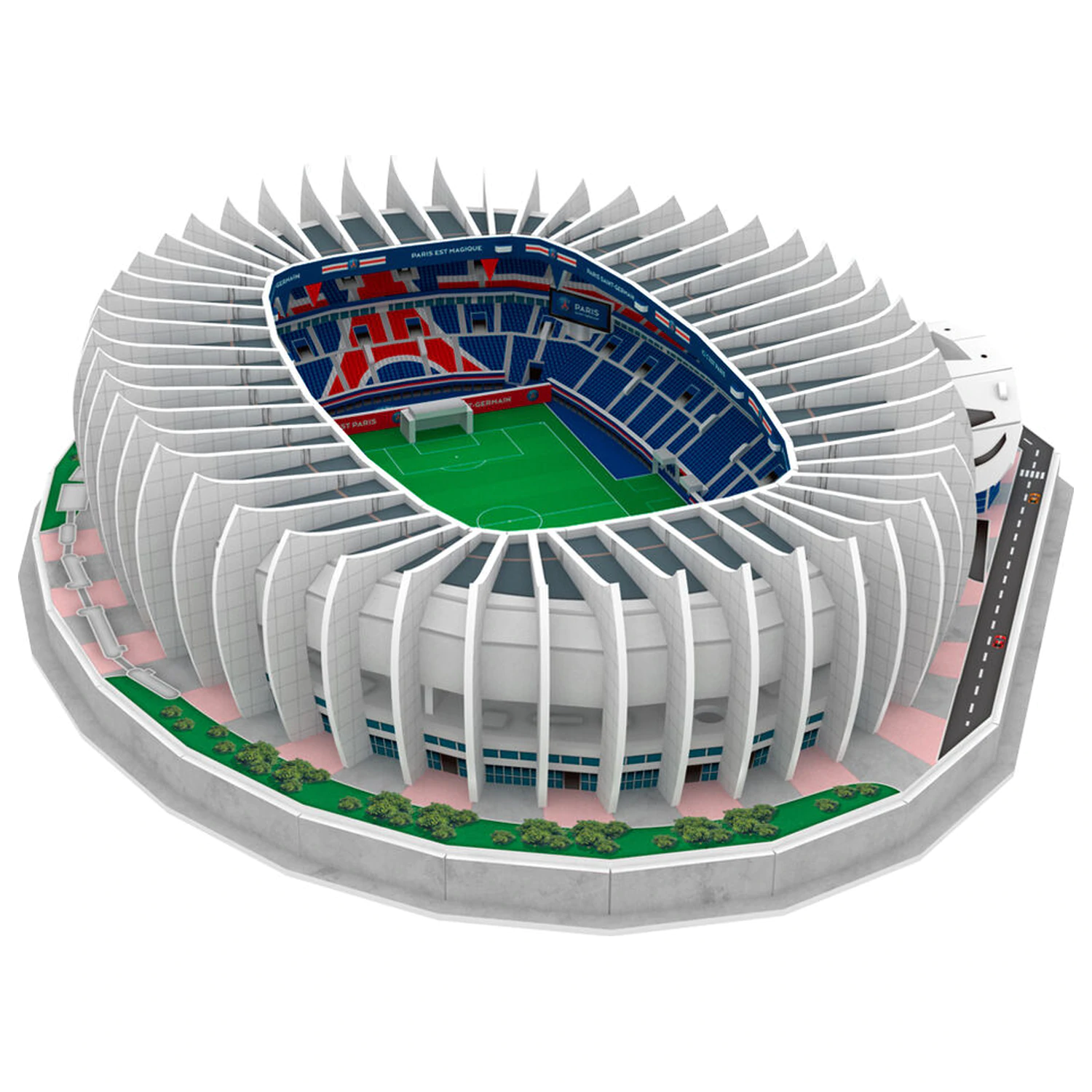 Paris Saint-Germain Princes Park Stadium 3D Puzzle 111 Teile Produktfoto
