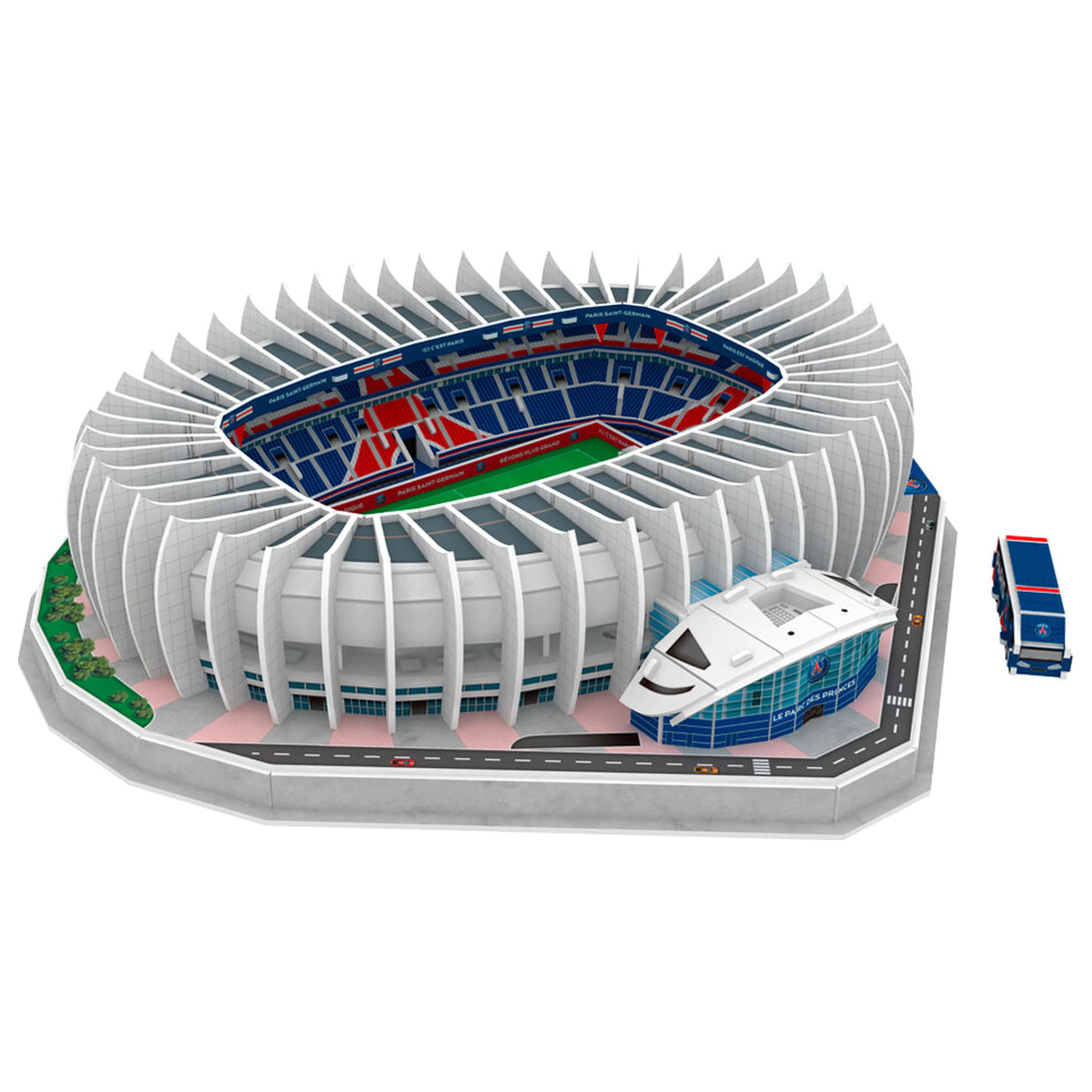 Paris Saint-Germain Princes Park Stadium 3D Puzzle 111 Teile Produktfoto