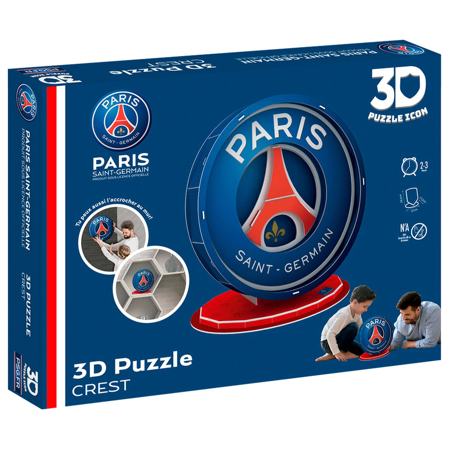 Paris Saint-Germain Schild 3D Puzzle Produktfoto
