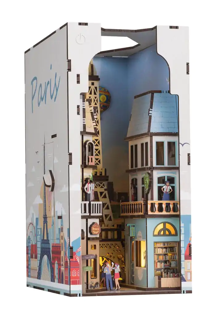 Paris Tiny Adventures Buch-Nische Mini Diorama 23 cm Produktfoto