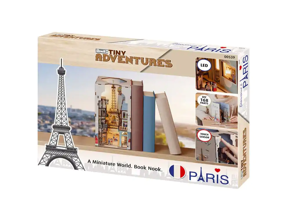 Paris Tiny Adventures Buch-Nische Mini Diorama 23 cm Produktfoto