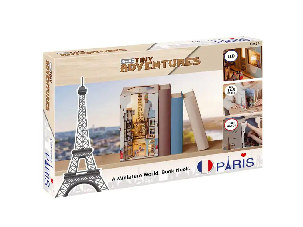 Paris Tiny Adventures Buch-Nische Mini Diorama 23 cm Produktfoto