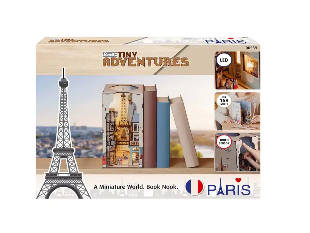 Paris Tiny Adventures Buch-Nische Mini Diorama 23 cm Produktfoto