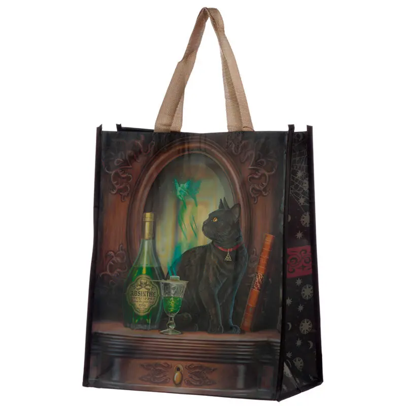 Parker Cat and Absinthe Lisa Einkaufstasche Produktfoto