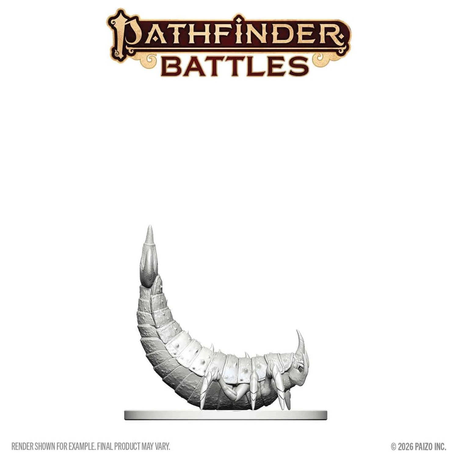 Pathfinder Battles Deep Cuts Unbemalte Miniatur Ankhrav 13 cm Produktfoto