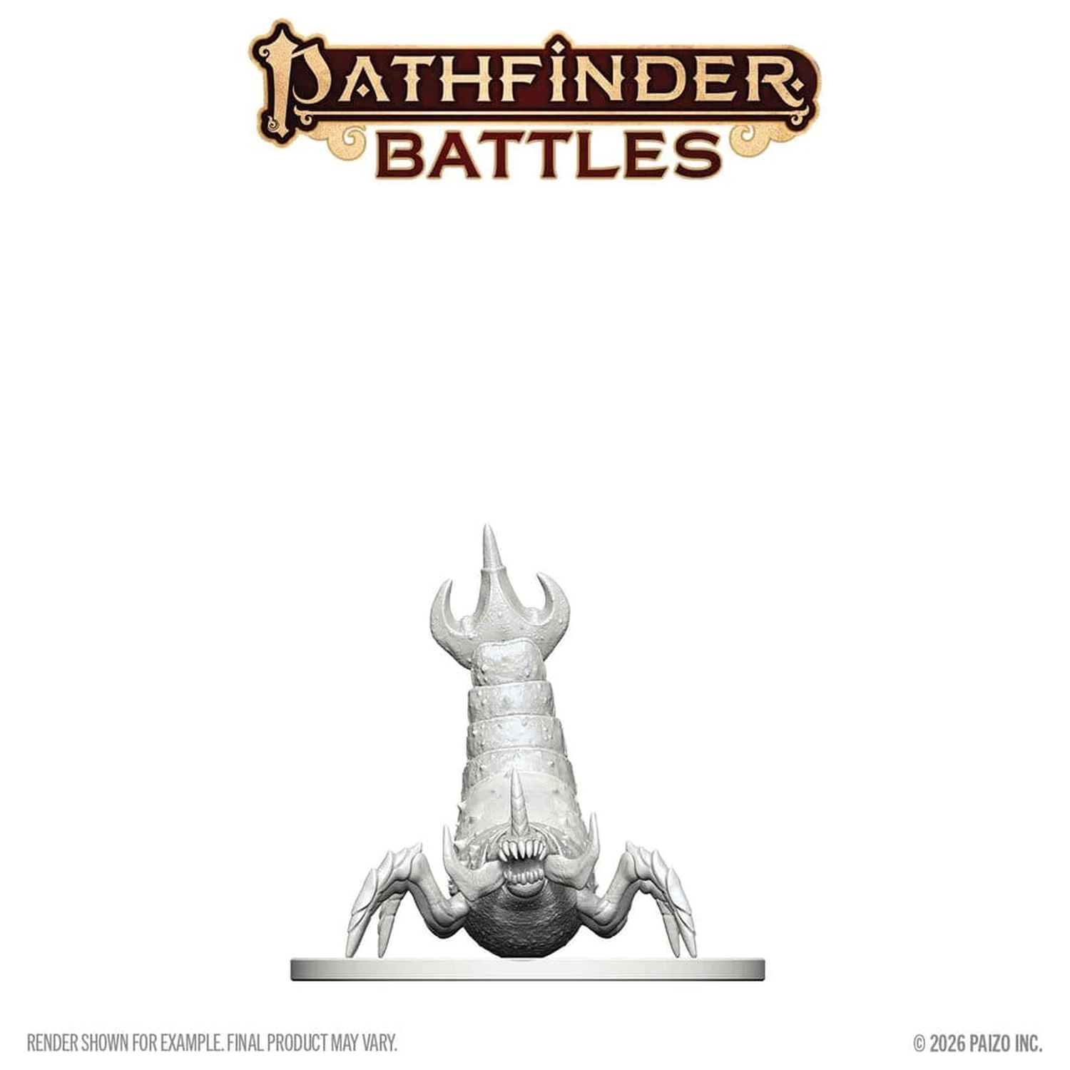 Pathfinder Battles Deep Cuts Unbemalte Miniatur Ankhrav 13 cm Produktfoto