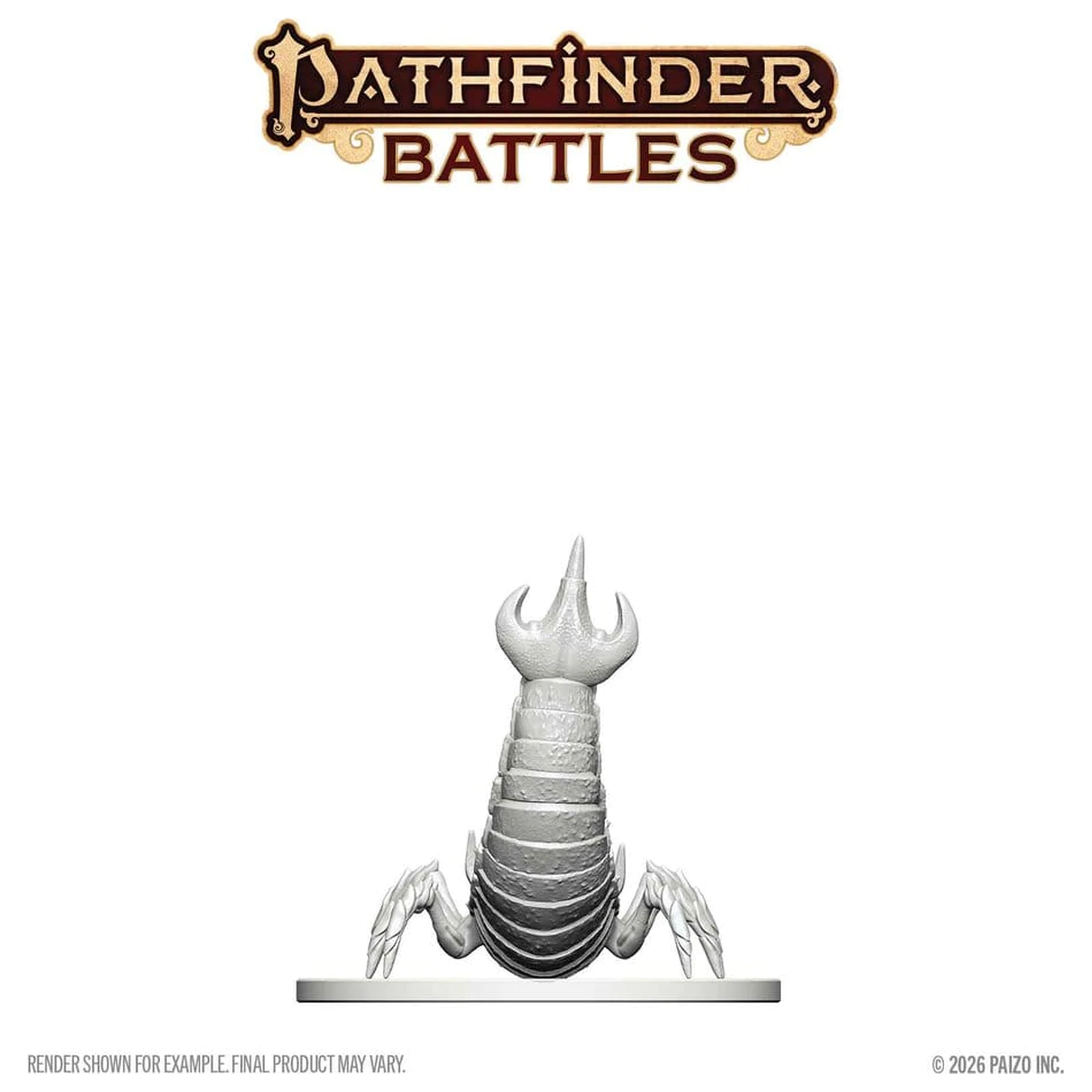 Pathfinder Battles Deep Cuts Unbemalte Miniatur Ankhrav 13 cm Produktfoto