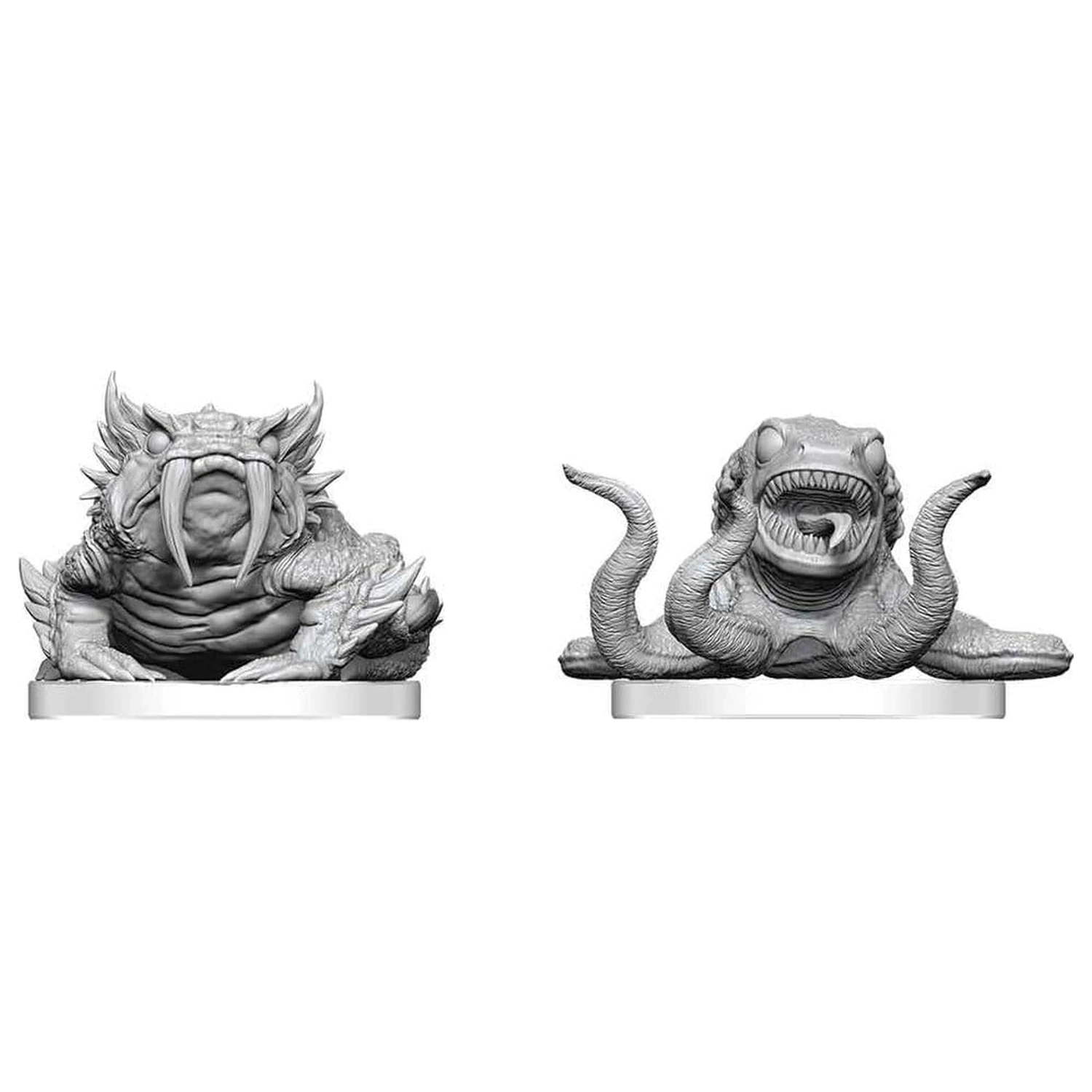 Pathfinder Battles Deep Cuts unbemalte Miniatur Bogwid & Slurk 13 cm Produktfoto