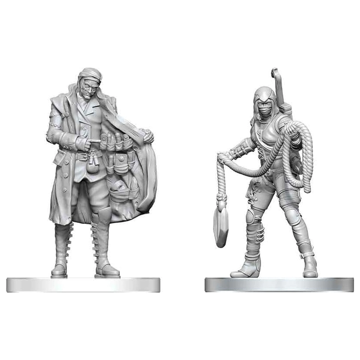 Pathfinder Battles Deep Cuts Unpainted Miniatur Einbrecher & Hehler 14 cm Produktfoto