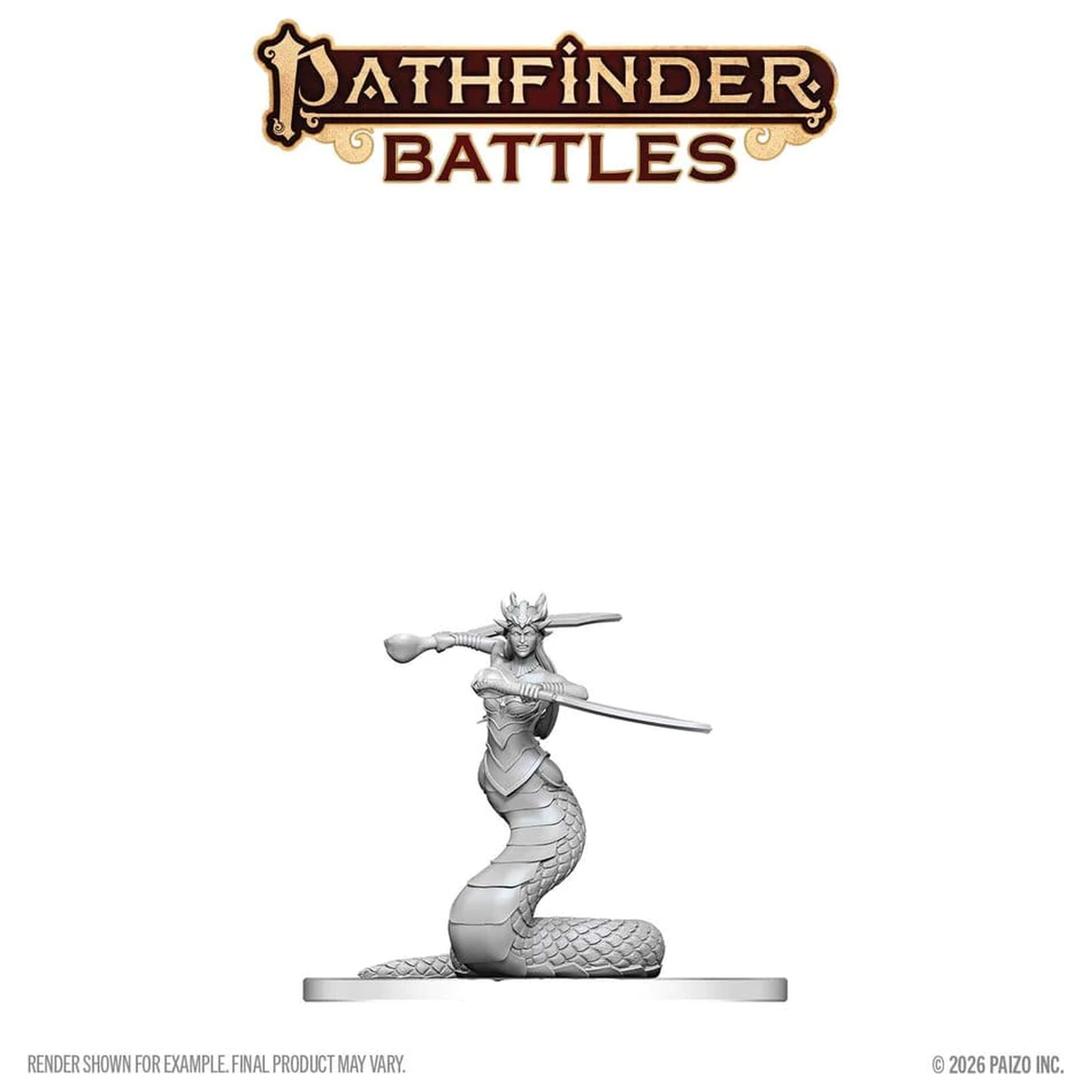 Pathfinder Battles Deep Cuts unbemalte Miniatur Lamia Matriarch 13 cm Produktfoto