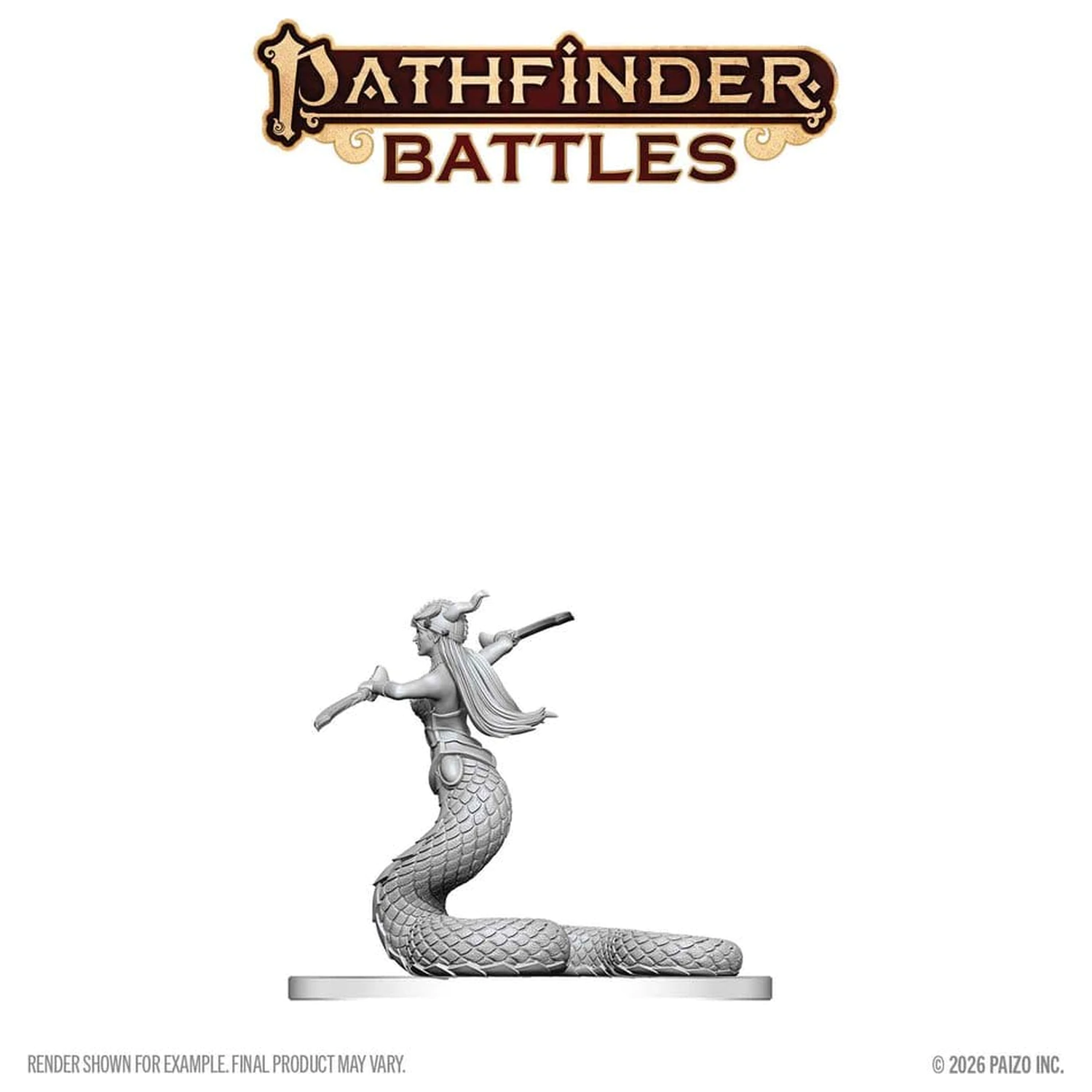 Pathfinder Battles Deep Cuts unbemalte Miniatur Lamia Matriarch 13 cm Produktfoto