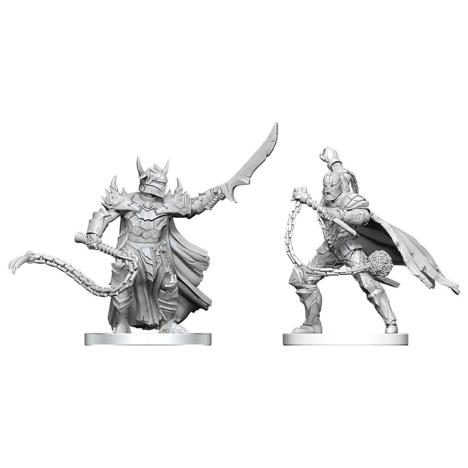 Pathfinder Battles Deep Cuts Unpainted Miniatur Scourge & Chain Hellknights 14 cm Produktfoto