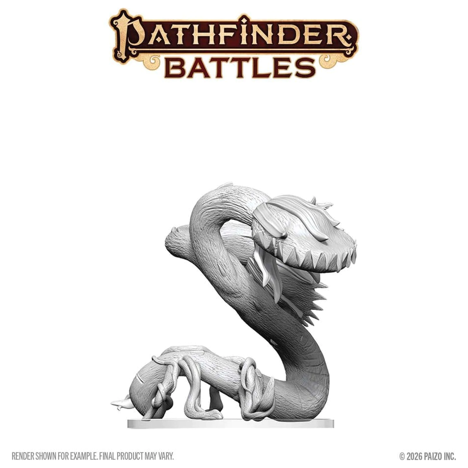 Pathfinder Battles Deep Cuts Unbemalte Miniatur Snapping Flytrap 15 cm Produktfoto