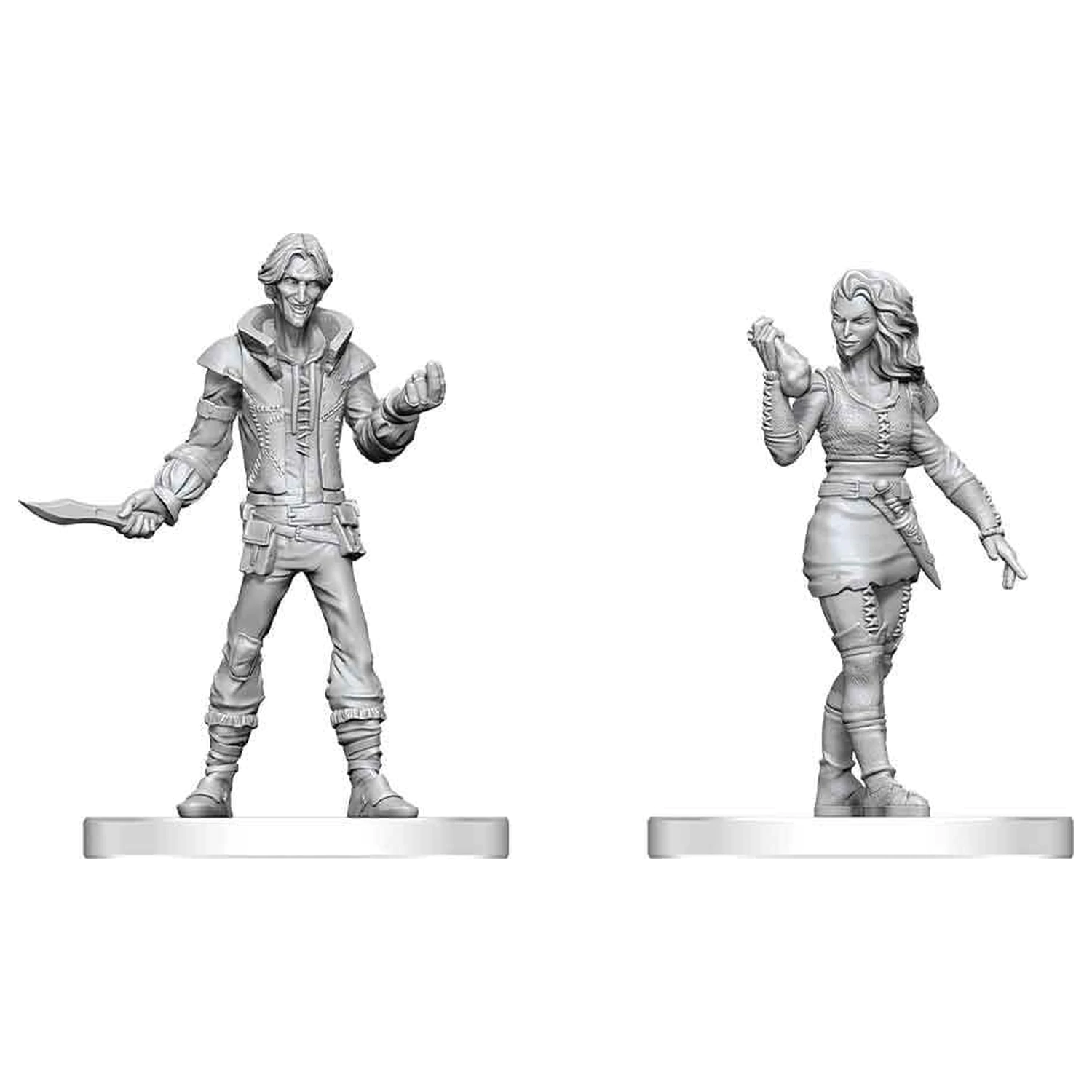 Pathfinder Battles Deep Cuts Unbemalte Miniatur Thief & Pickpocket 14 cm Produktfoto