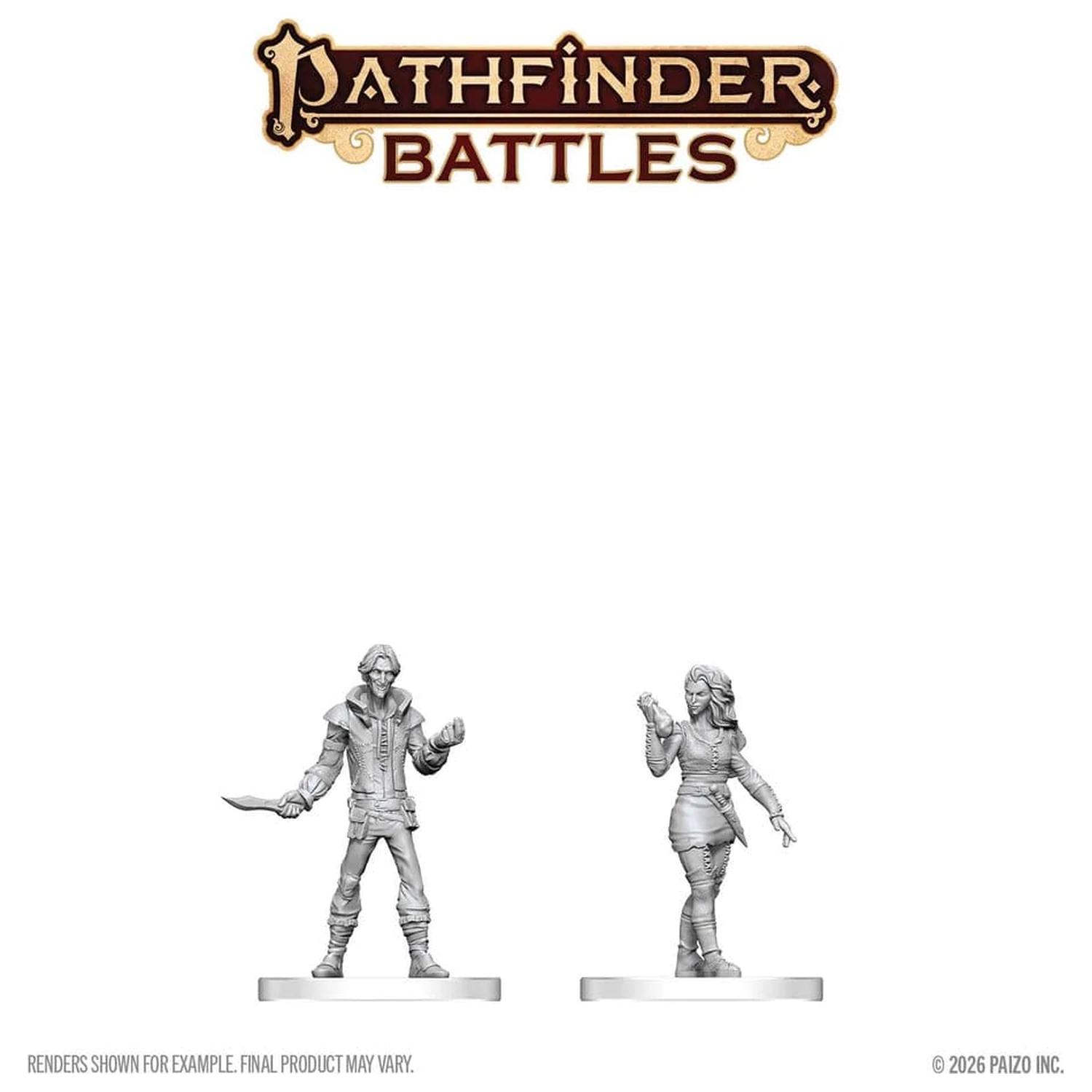 Pathfinder Battles Deep Cuts Unbemalte Miniatur Thief & Pickpocket 14 cm Produktfoto