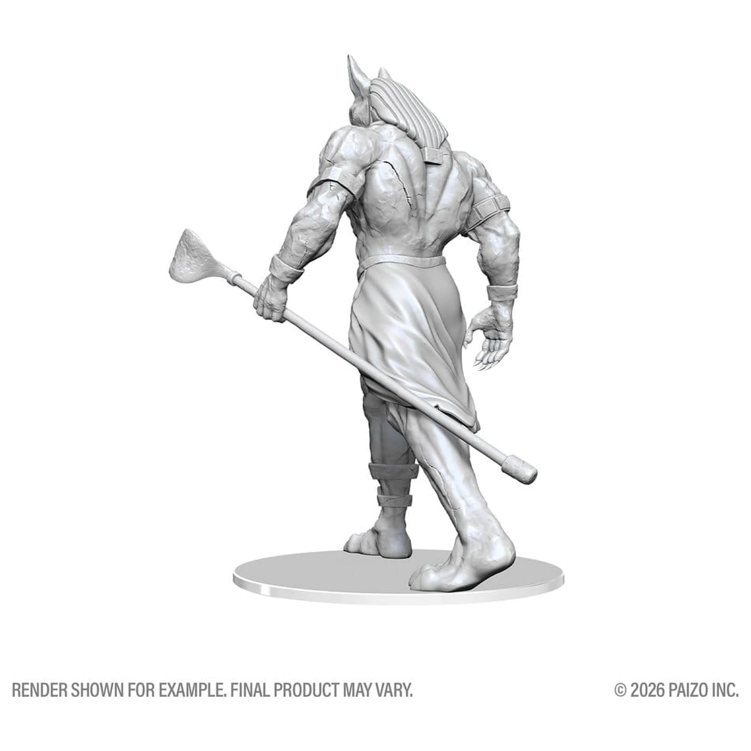 Pathfinder Deep Cuts Unpainted Boxed Miniatur Riesige Animierte Statue Produktfoto