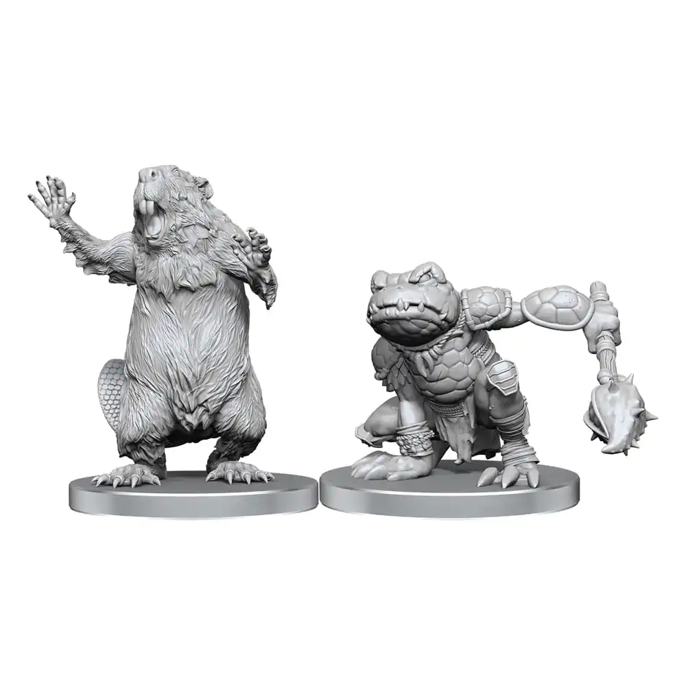 Pathfinder Deep Cuts Unpainted Miniatures Boggard Scout & CastoroidesPathfinder Deep Cuts Unbemalte Miniaturen Boggard Scout & Castoroides Produktfoto