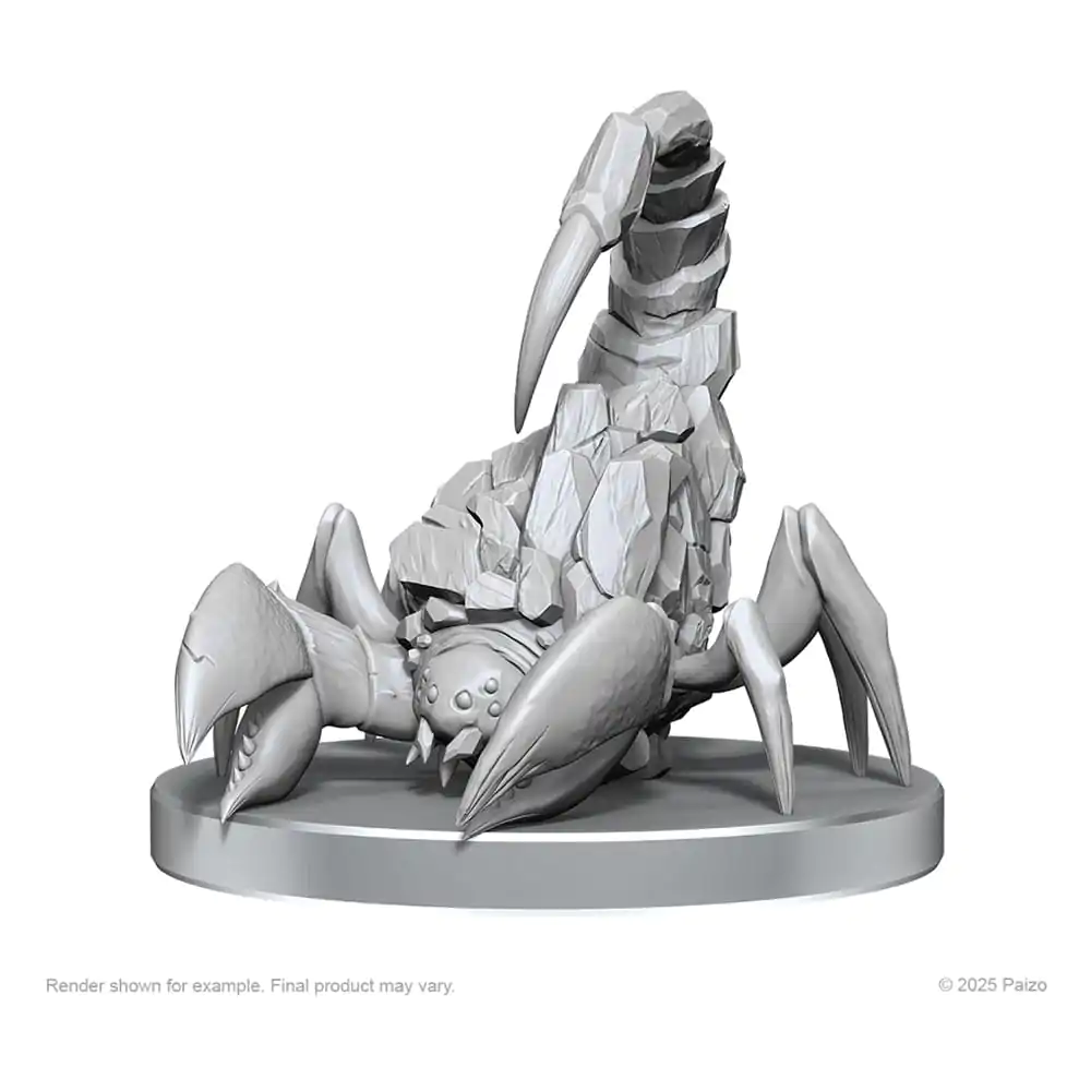 Pathfinder Deep Cuts Unbemalte Miniaturen Höhlenskorpion & Jagdspinne Produktfoto
