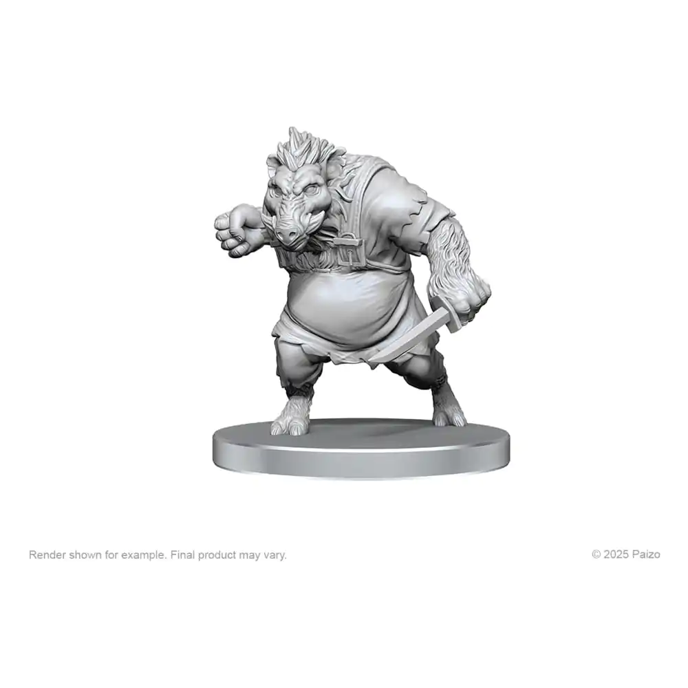 Pathfinder Deep Cuts Unpainted Miniatures Werwolf & Eberwer Untyped Produktfoto