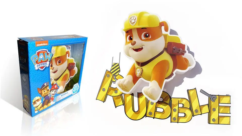 Paw Patrol LED Mini Leuchte Rubble Produktfoto