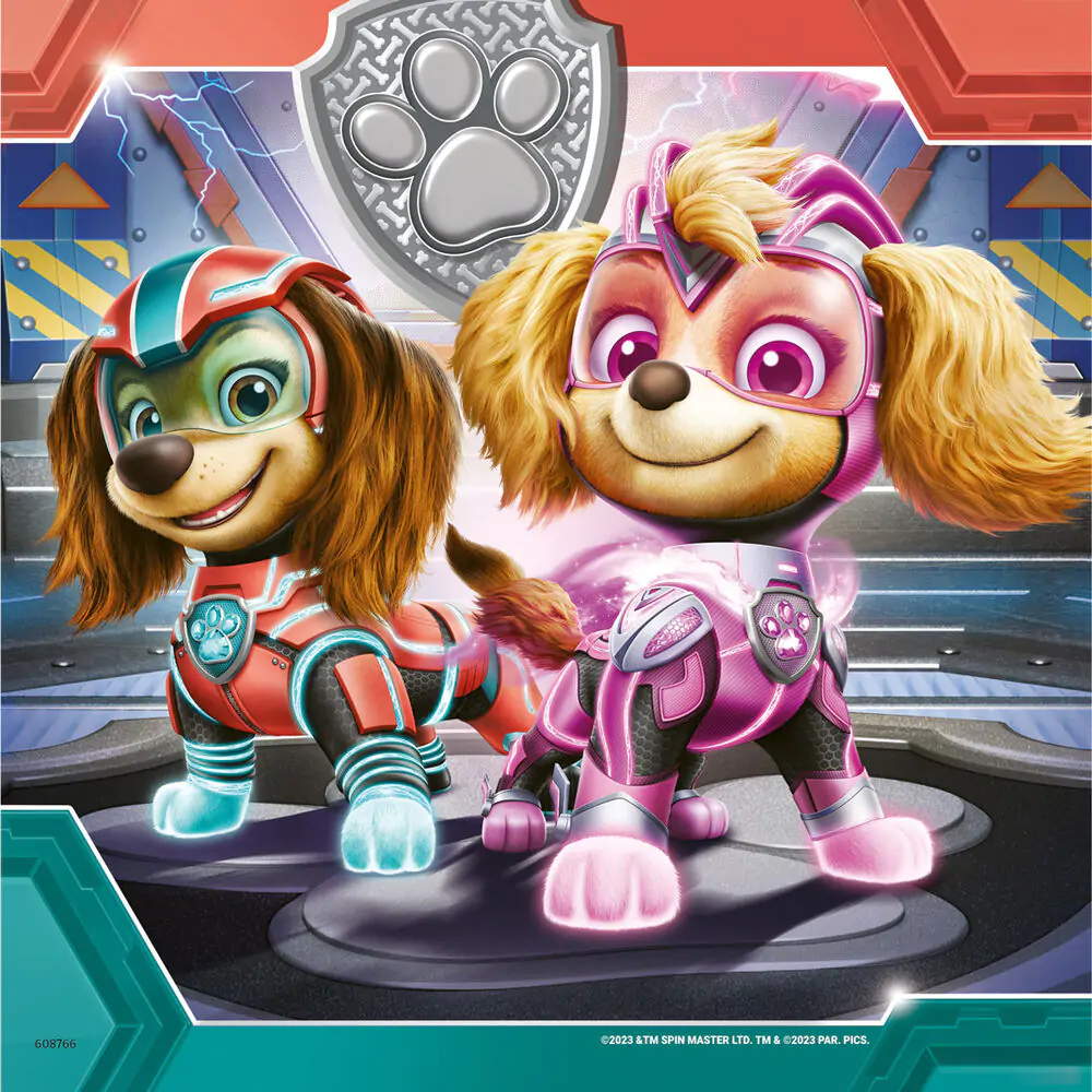 Paw Patrol The mighty movie Puzzle 3x49St Produktfoto