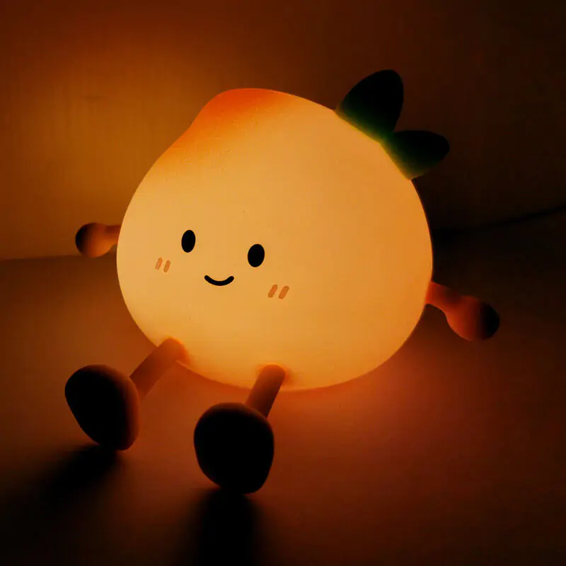Pfirsich LED Nachtlicht Produktfoto