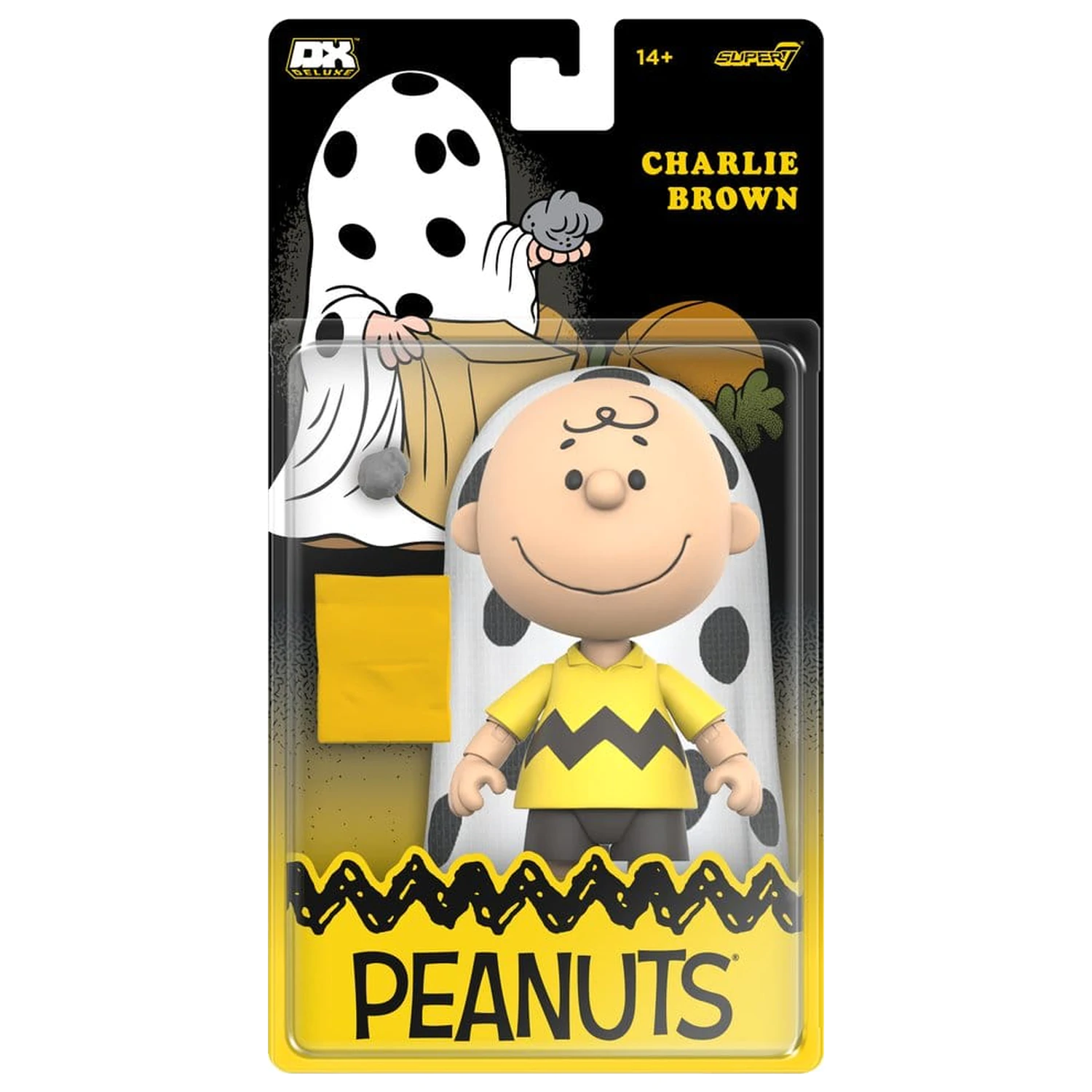 Peanuts Deluxe Wave 01 Actionfigur Charlie Brown (with Ghost Sheet) 18 cm Produktfoto