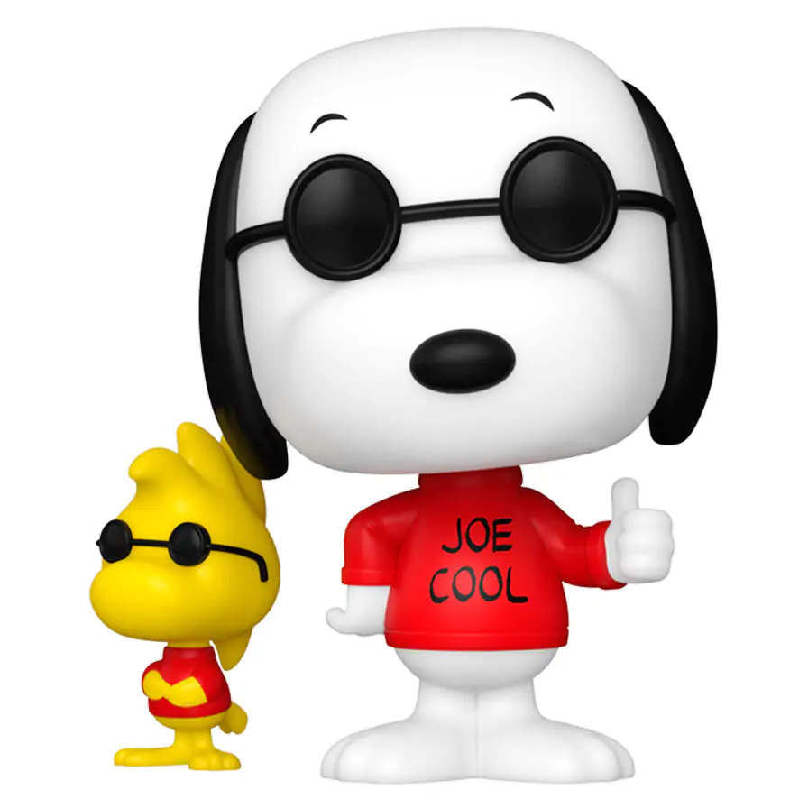 Peanuts Funko POP! & Buddy Vinyl Figur Joe Cool w/Wdstk 9 cm Produktfoto