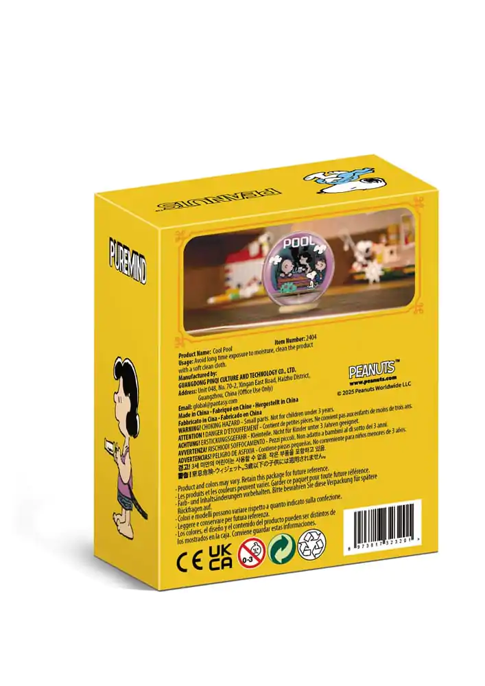 Peanuts Puremind Modellbausatz Wooden Theater Globus Cool Pool Produktfoto