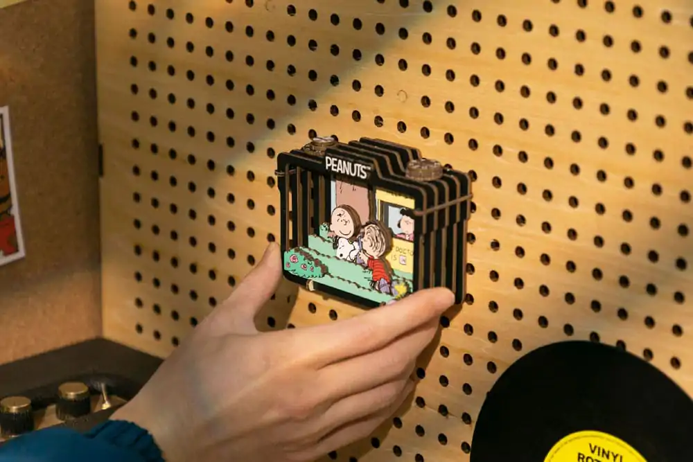 Peanuts Puremind Modellbausatz hölzernes Theater Summer Snapshot Produktfoto