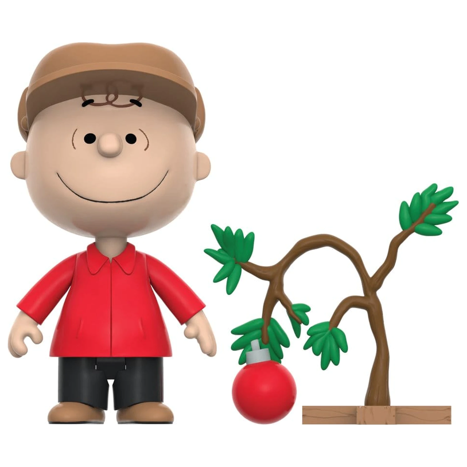 Peanuts ReAction Actionfigur Charlie Brown und Sad Tree (Snow Globe Card Back) Produktfoto