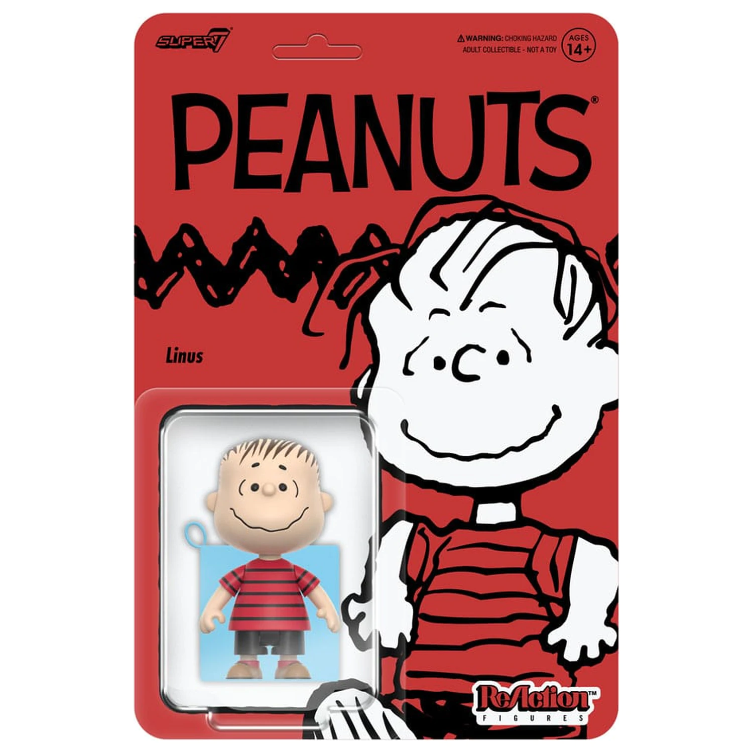 Peanuts ReAction Actionfigur Wave 8 Linus 9 cm Produktfoto