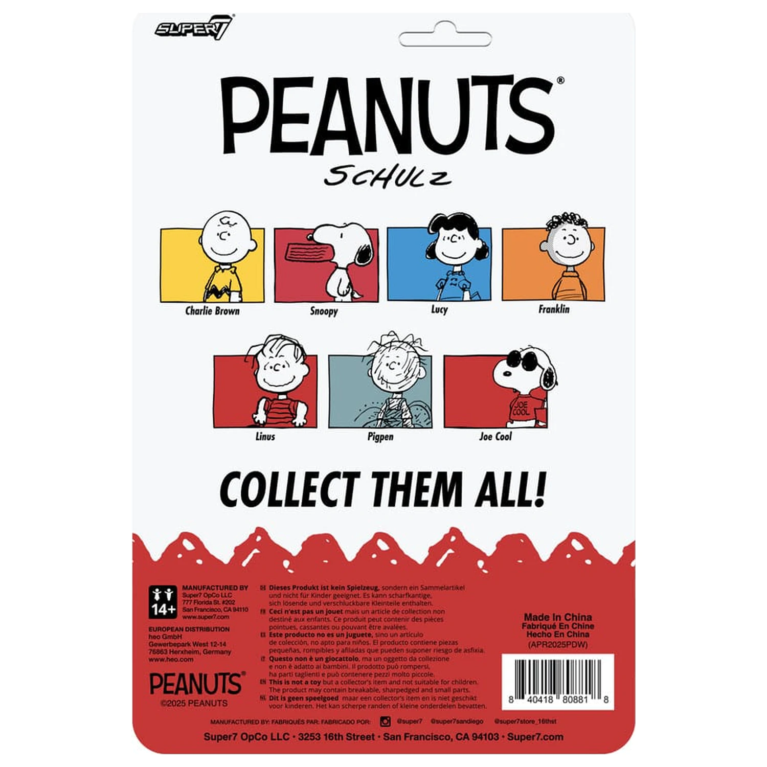 Peanuts ReAction Actionfigur Wave 8 Linus 9 cm Produktfoto