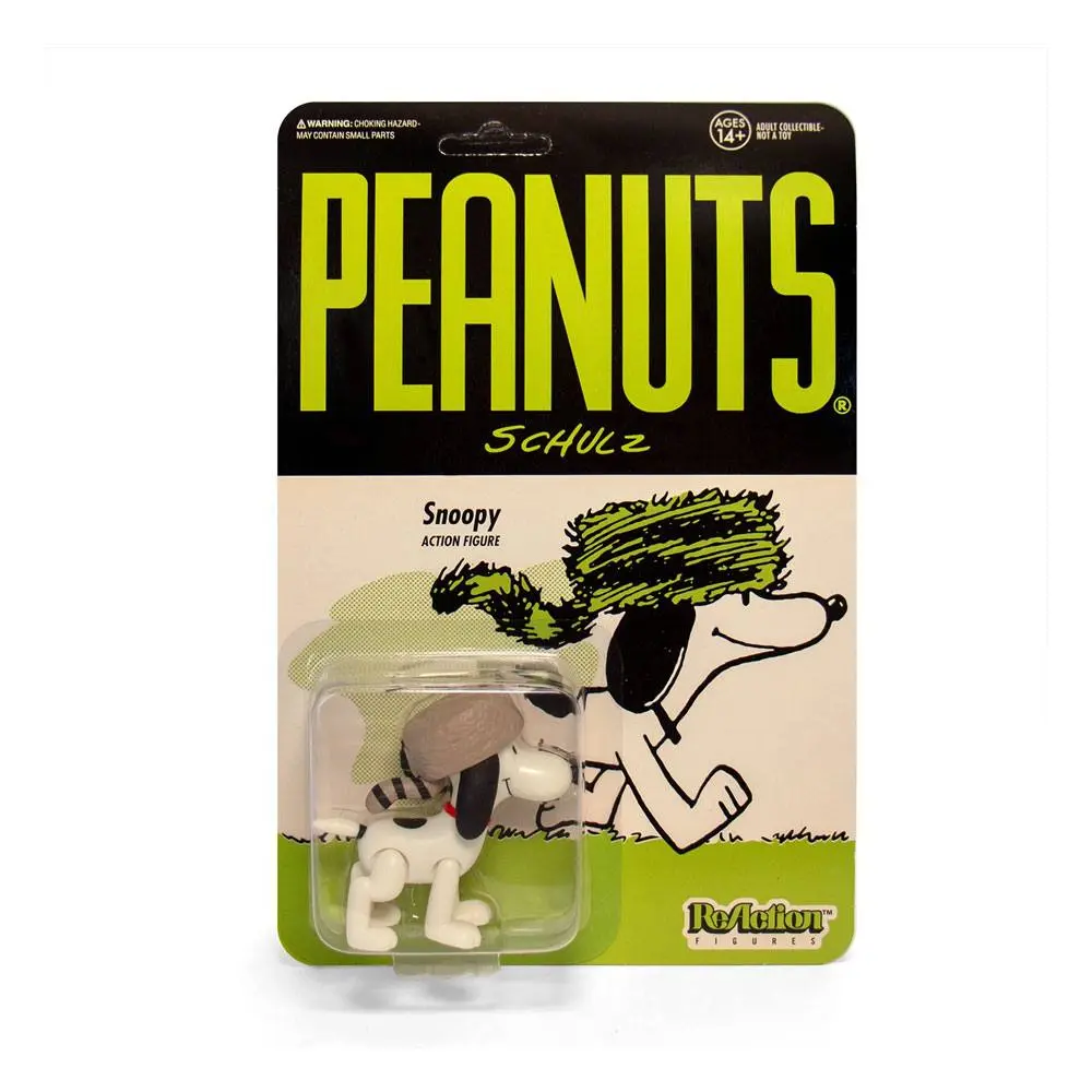 Peanuts ReAction Actionfigur Racoon Hat Snoopy 10 cm Produktfoto