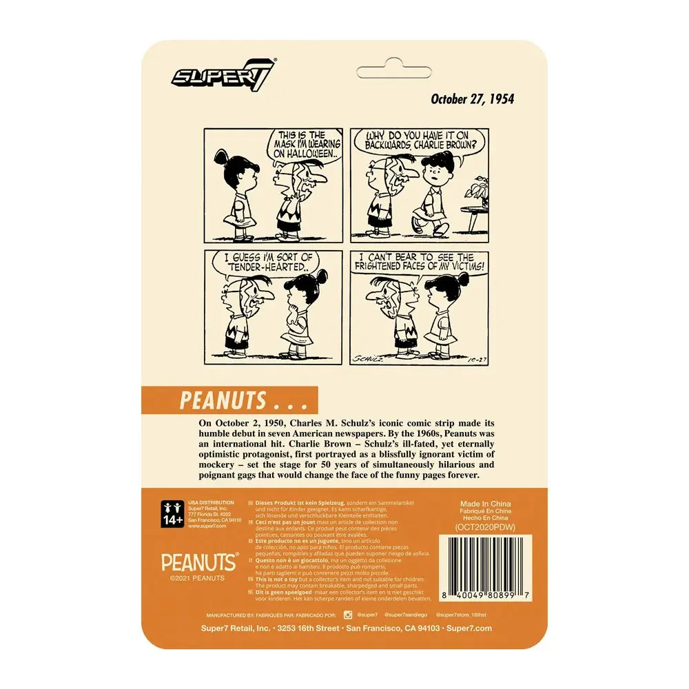 Peanuts ReAction Actionfigur Wave 4 Masked Charlie Brown 9 cm Produktfoto