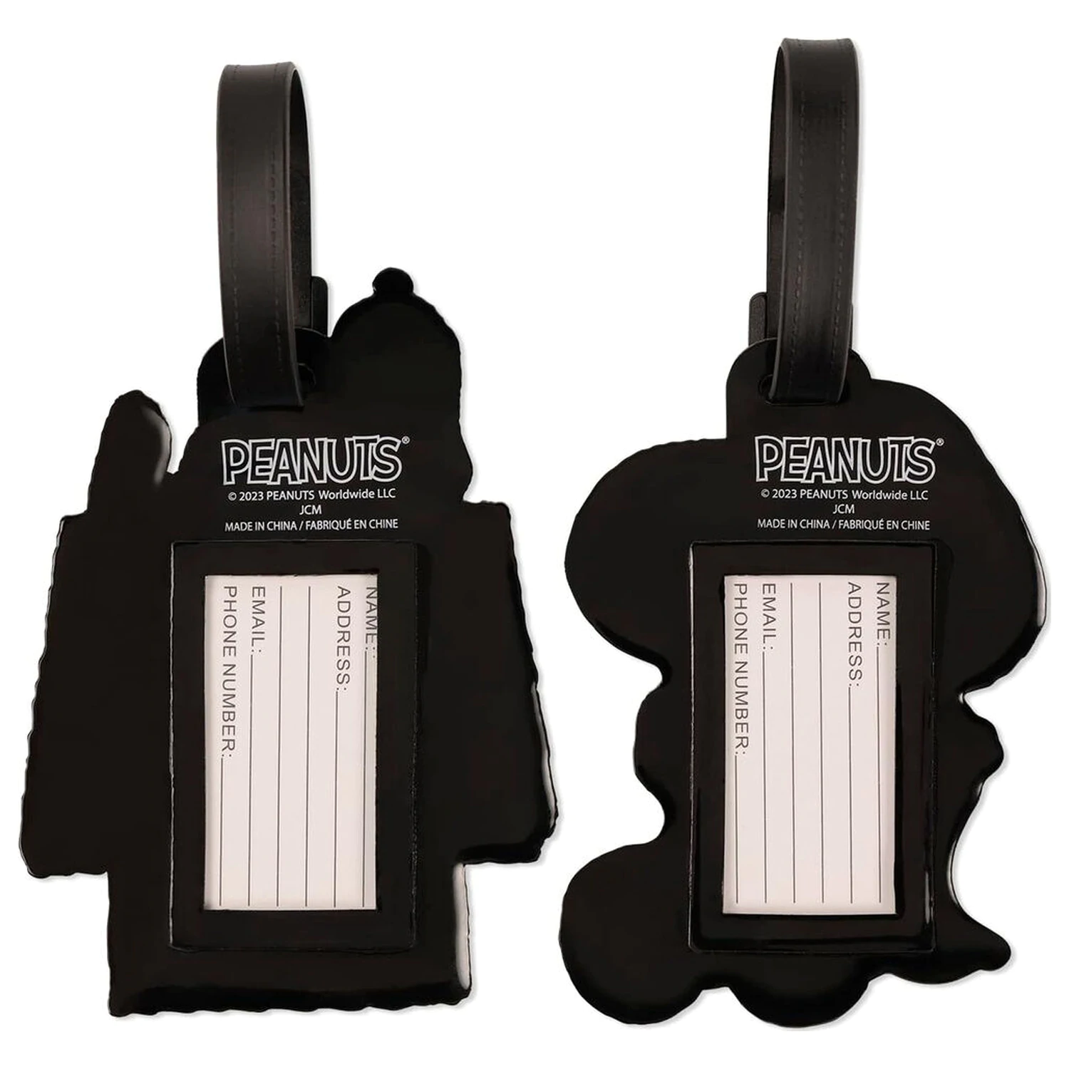 Peanuts Snoopy 2er Set Kofferanhänger Produktfoto