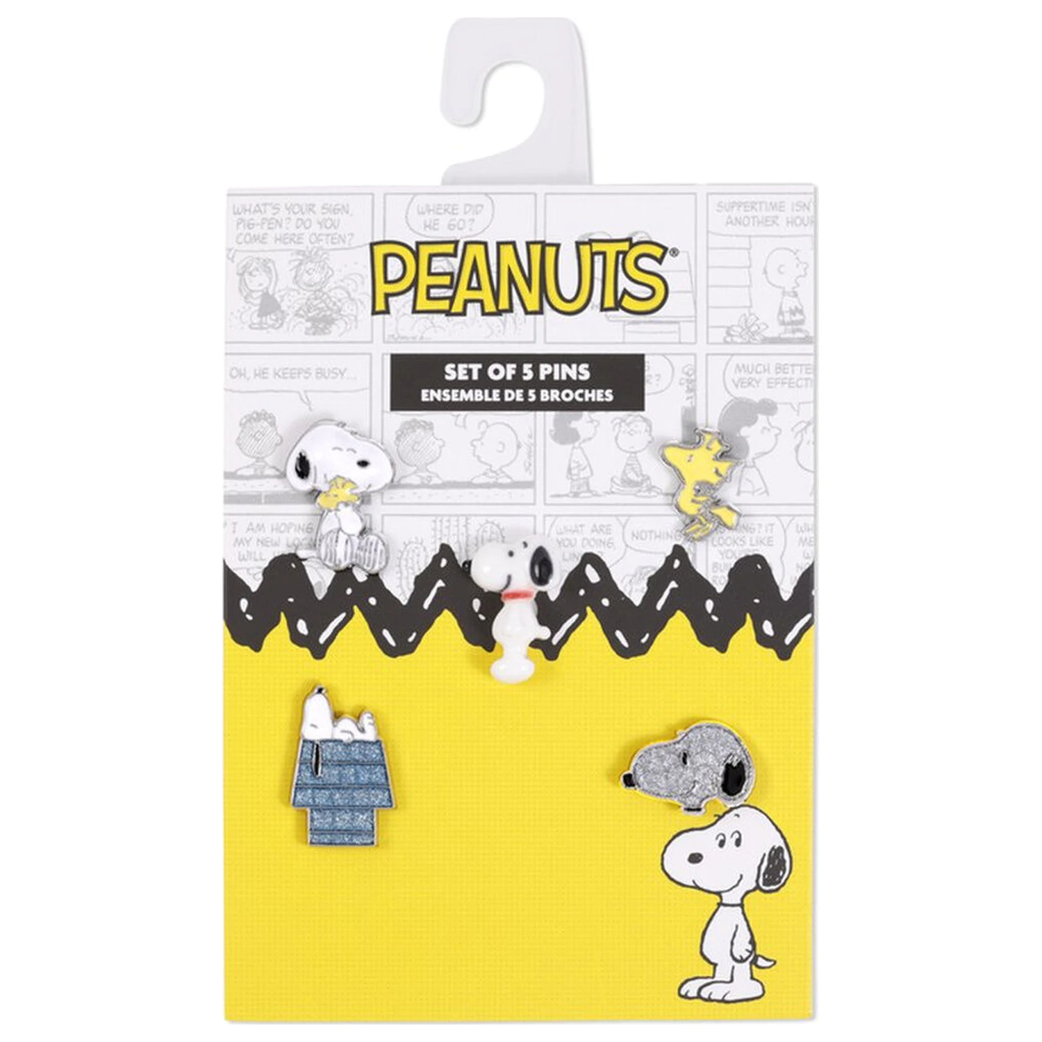 Peanuts Snoopy 5 Pin Set Produktfoto