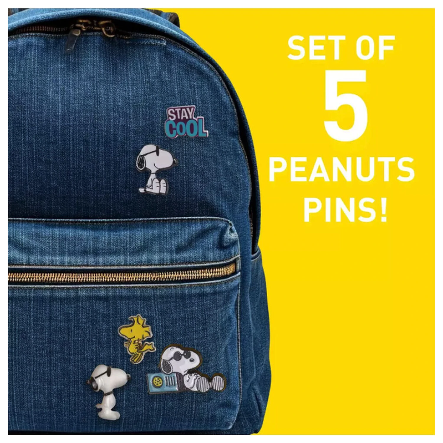 Peanuts Snoopy 5 Pin Set Produktfoto
